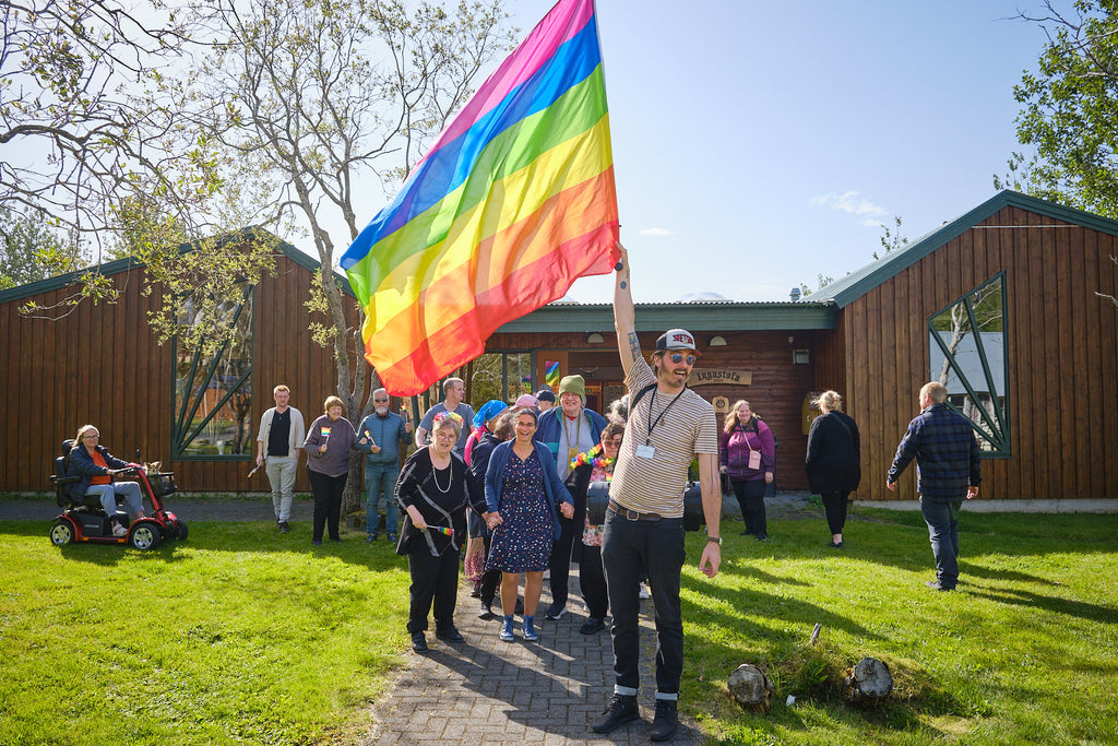 Pride ganga á Sólheimum í dag klukkan 14:00