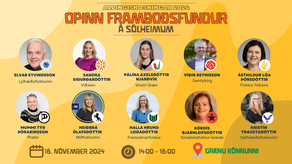 Opinn framboðsfundur á Sólheimum