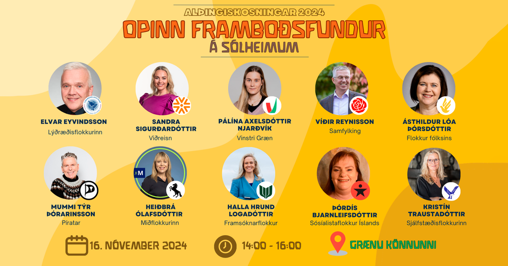 Opinn framboðsfundur á Sólheimum